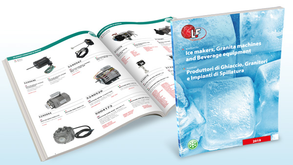 Brochure Ricambi per Produttori di Ghiaccio, Granitori e Impianti di Spillatura
